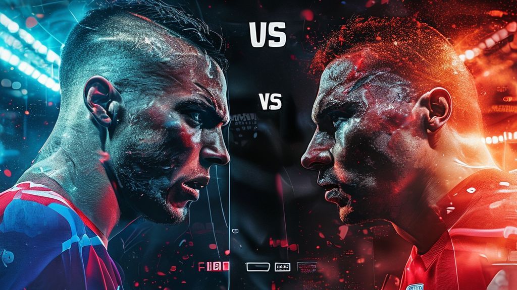 Pertandingan sepak bola antara Brighton dan Everton