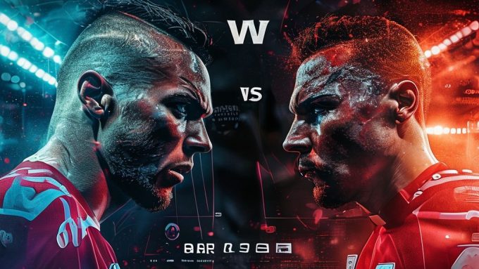 Pertandingan sepak bola antara Wolverhampton Wanderers FC dan AFC Bournemouth